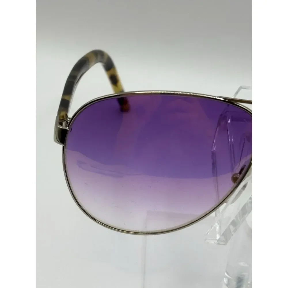 Marc Jacobs Aviator Sunglasses Purple Lens Tortoise Arms